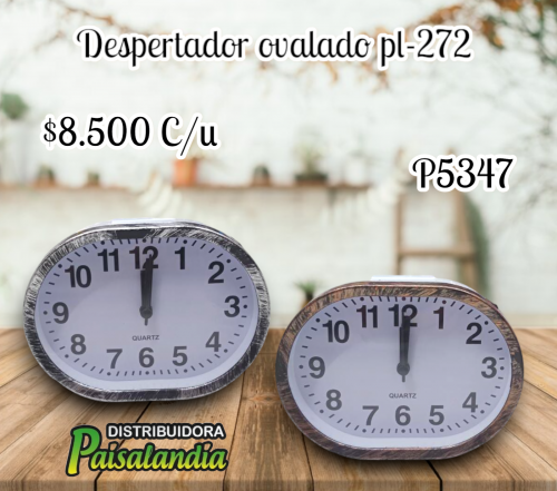 Despertador ovalado pl-272