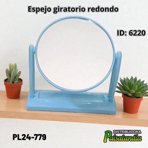 Espejo giratorio redondo PL24-779 20x16 cm (UND)