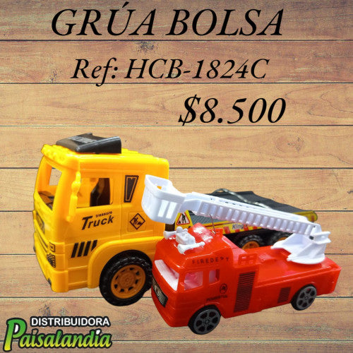 Juguete grúa bolsa HCB-1824C 26148-LOC (UND)