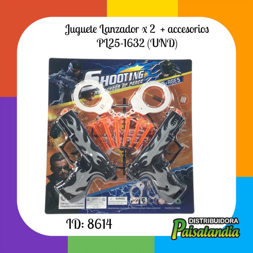 Juguete Lanzador + accesorios PL25-1632 (UND)
