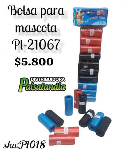 Bolsa residuos mascotas PL-21067 (UND)