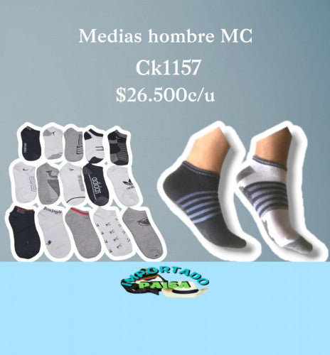 Medias MC hombre x12