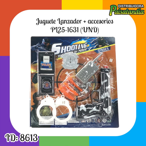 Juguete Lanzador + accesorios PL25-1631 (UND)