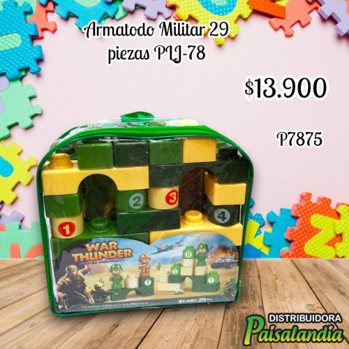 Armatodo bolso militar mediano PLJ-78