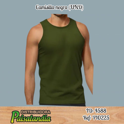 Camisilla negra (UND)