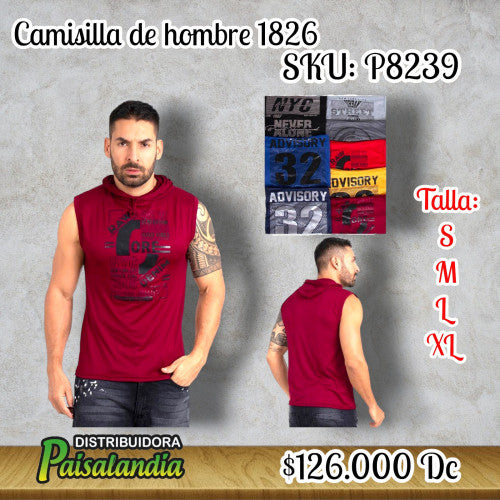 camisilla de hombre 1826