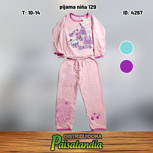 pijama niña 129 (UND)