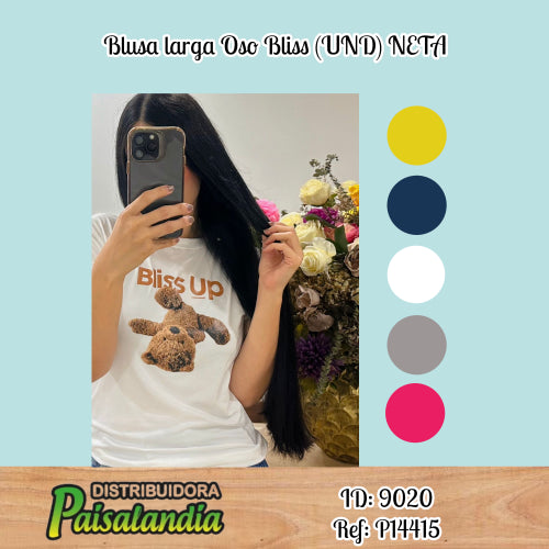 Blusa larga Oso Bliss (UND) NETA
