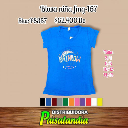 Blusa niña fmg157