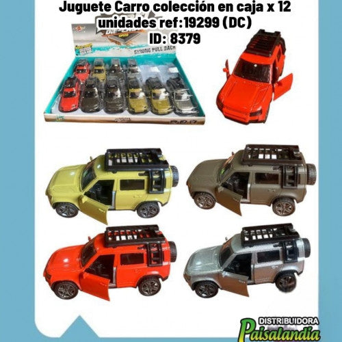 Juguete Carro colección en caja x 12 unidades ref:19299 (DC)