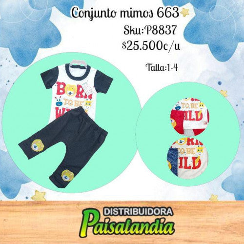 Conjunto mimos T. 1-4 663 (UND)