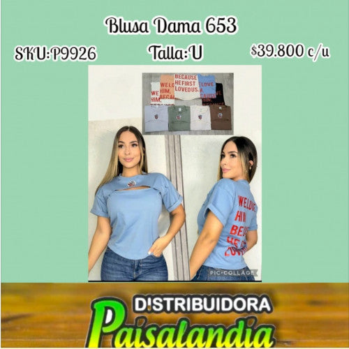 blusa dama 653 (UND)
