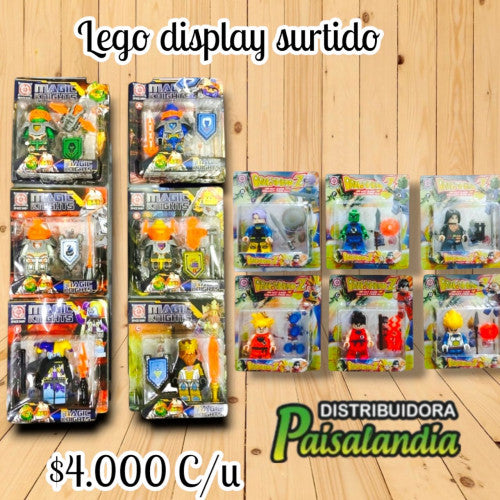 Juguete Lego display figuras surtidas (UND)