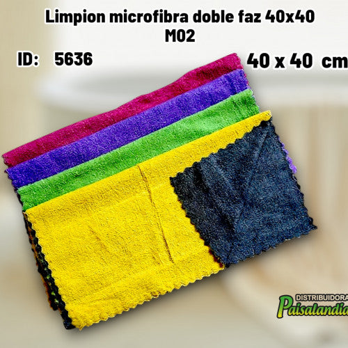 Limpion microfibra doble faz 40x40 M02 (DC)