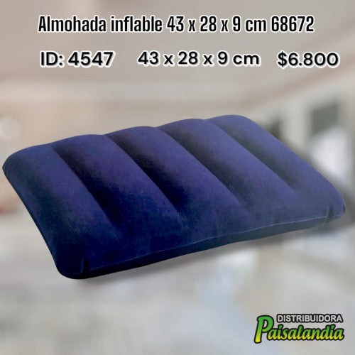 Almohada inflable 43x28x9 cm 68672
