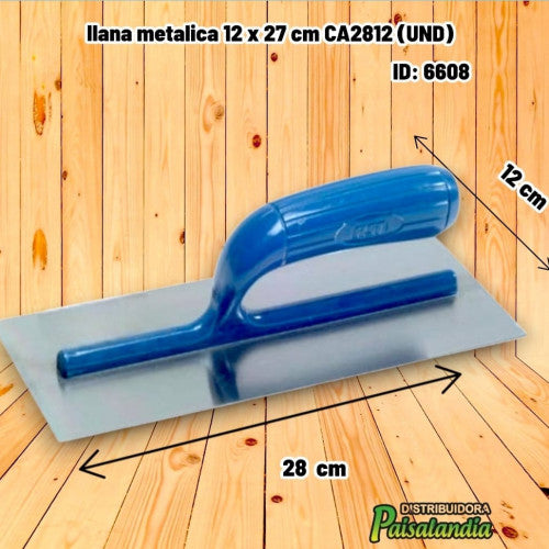 llana metalica 12 x 27 cm CA2812 (UND)