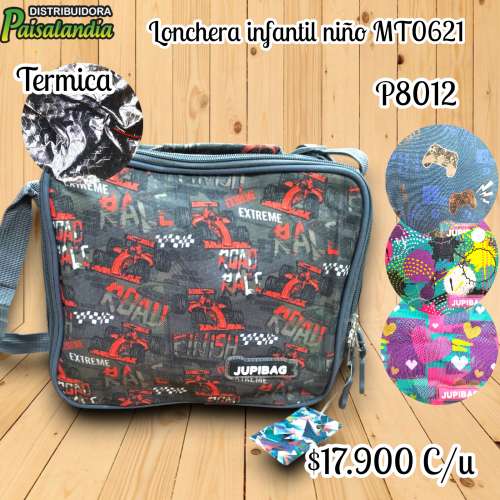 Bolso lonchera infantil niño MT0621 (UND)