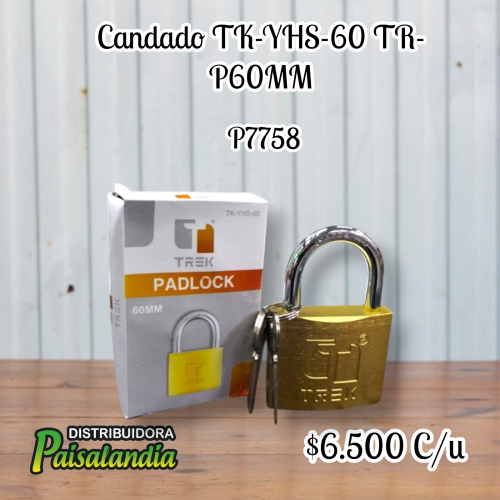 Candado TK-YHS-60 TR-P60MM