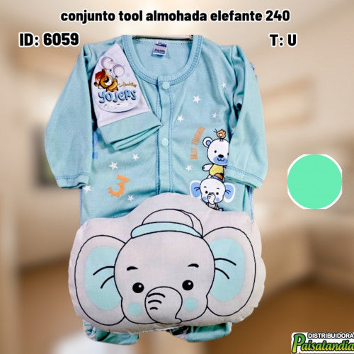 conjunto tool almohada elefante 240 (UND)