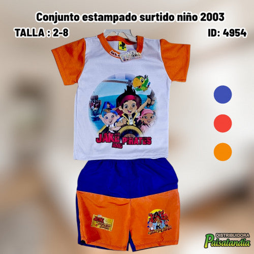 Conjunto estampado surtido niño 2003 (UND)