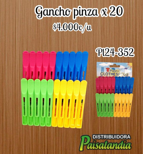 Pinza de ropa X 24 PL24-352