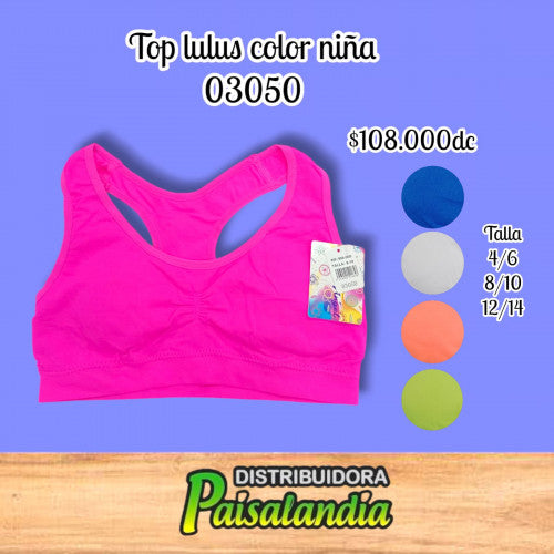 top lulus color niña 03050