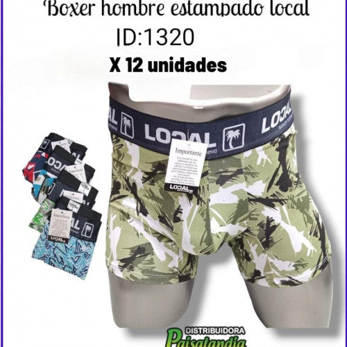 Bóxer local estampado hombre (DC)