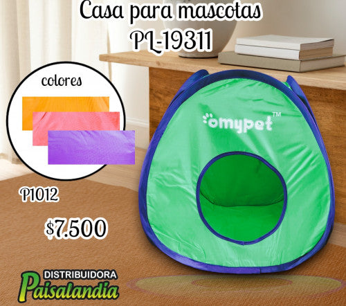 Casa mascotas plegable colores surtidos PL-19311 (UND)