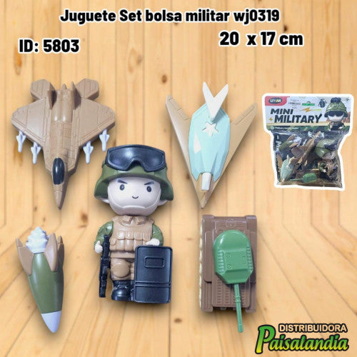 Juguete Set bolsa militar wj0319 (UND)