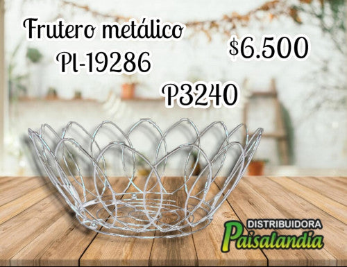 Frutero metálico Pl-19286