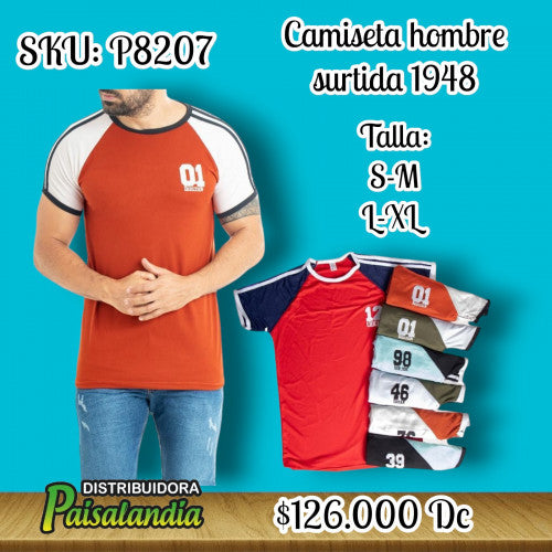 Camiseta hombre surtida 1948