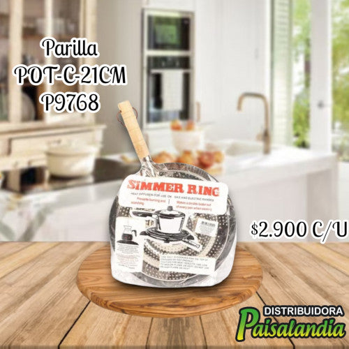 Parrilla pot c-21cm (UND)
