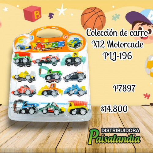 Coleccion de carro X12 Motorcade PLJ-196