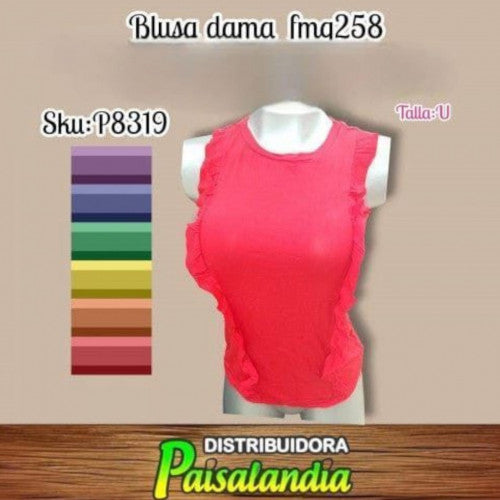 Blusa dama zurcido centro fmg258 (DC)