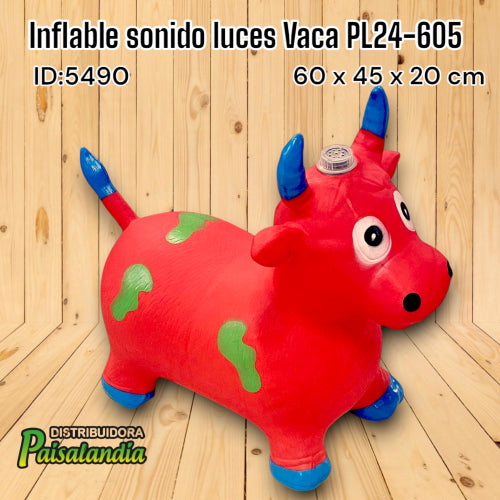 Inflable sonido luces Vaca PL24-605 (UND)