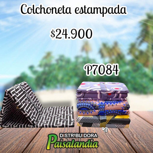 Colchoneta estampada de esponja (UND)