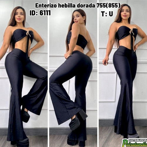 Enterizo hebilla dorada 755(855) (UND)