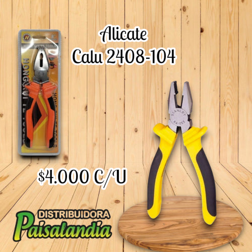 Alicate mango de caucho colores surtidos calu 2408-104 (UND)