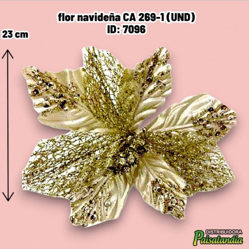 flor navideña CA 269-1 (UND)