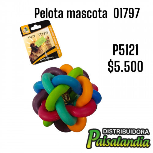 Pelota para mascota forma de átomo 01797 (UND)