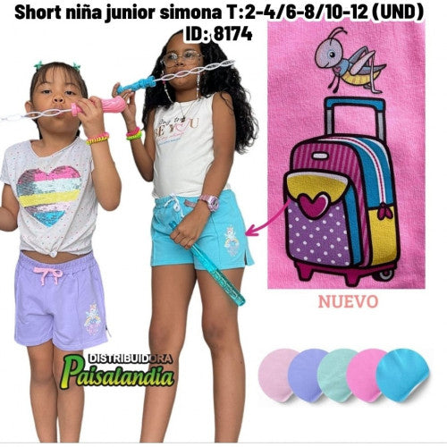 Short niña junior simona T:2-4/6-8/10-12 (UND)