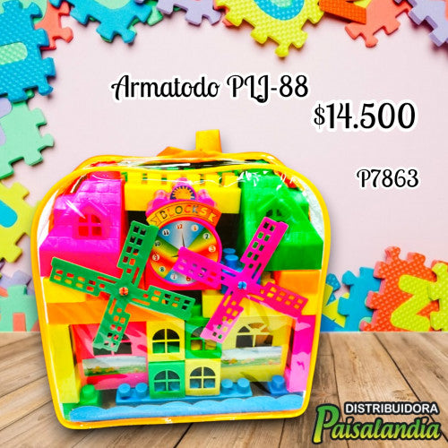 Armatodo bolso  2 elices PLJ-88