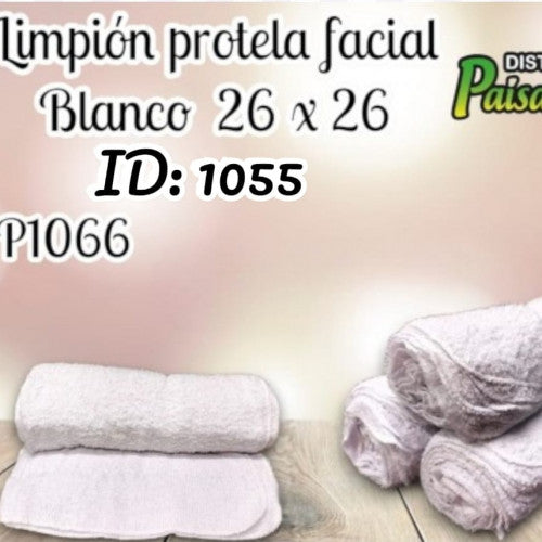 Limpión facial cleaner blanco 26x26 (DC)