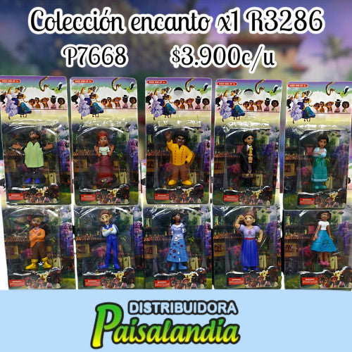 Muñecos colección Encanto estilos surtidos X1 R3286 (UND)