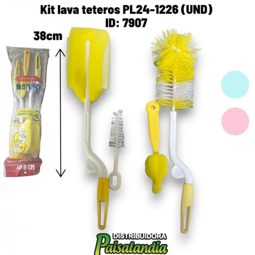 Kit lava teteros PL24-1226 (UND)