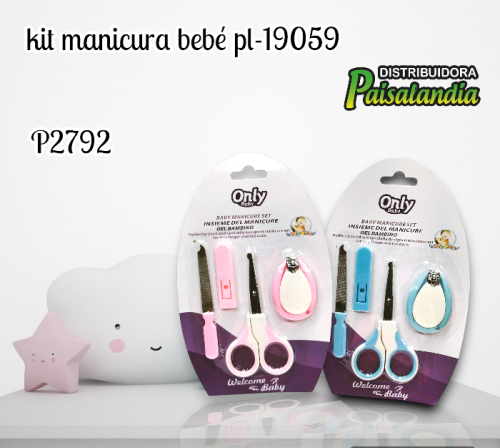 kit manicura bebé pl-19059