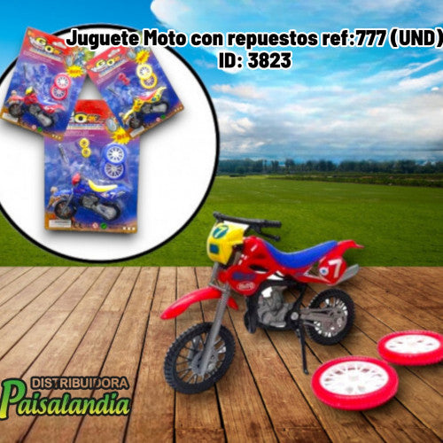 Juguete Moto con repuestos ref:777 (UND)