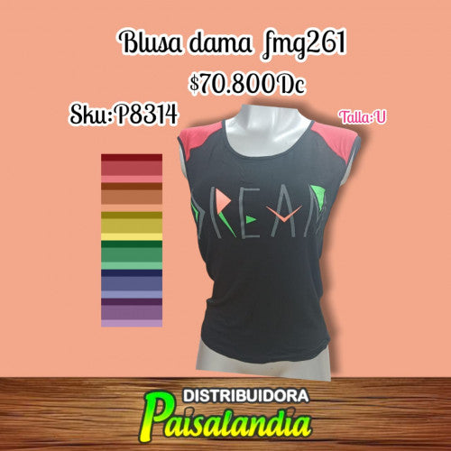 Blusa dama combinada fmg261