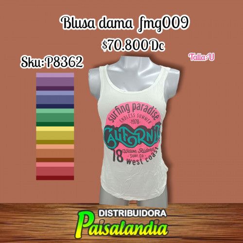 Camisilla dama fmg009