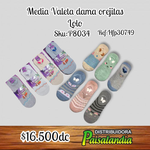 Media valeta dama orejitas lolo HFP30749